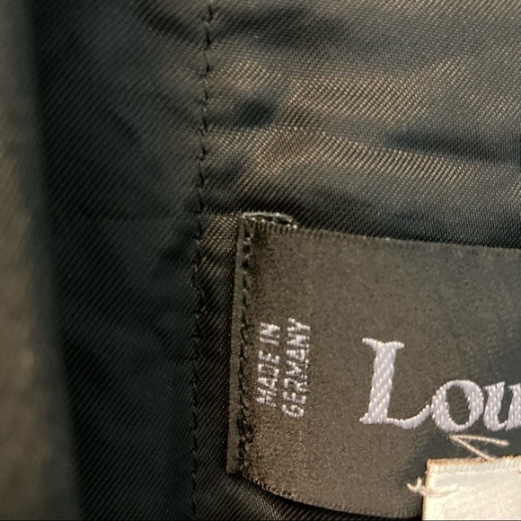 LOUIS FERAUD Sz 8 Vintage Coat Double Breasted Velvet Button Made in  Germany - Picture 7 of 13